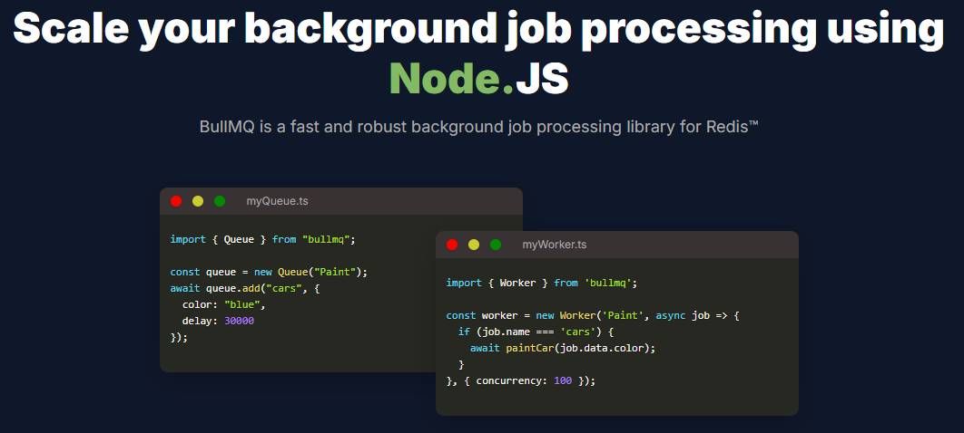 Nestjs的专属队列：BullMQ
